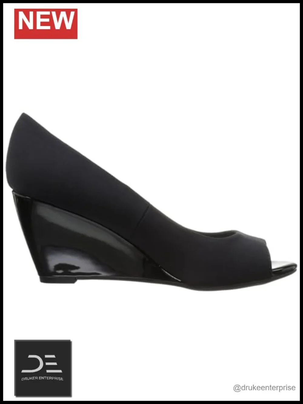 Bandolino Tufflove Women's Peep Toe Wedge Pump Heels Slip-On Evening Shoes